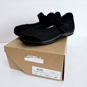 Orthofeet Chattanooga Mary Jane Shoes Size 8 EE-Xtra Wide Black